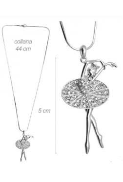 (Cod.321748) Collalina in metallo e strass